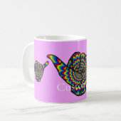 Hawaiian Shaka Psychedelic Thunder_Cove Koffiemok (Voorkant links)