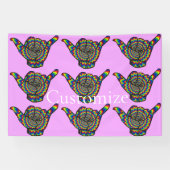 Hawaiian Shaka Psychedelic Thunder_Cove Spandoek (Horizontaal)