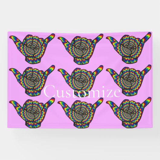 Hawaiian Shaka Psychedelic Thunder_Cove Spandoek (Horizontaal)