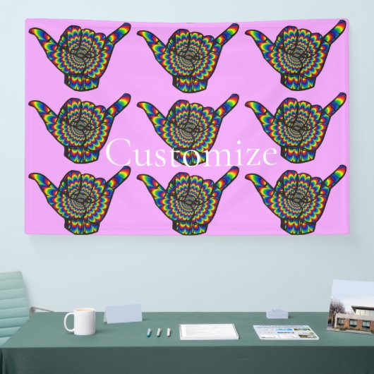 Hawaiian Shaka Psychedelic Thunder_Cove Spandoek (Beurs)