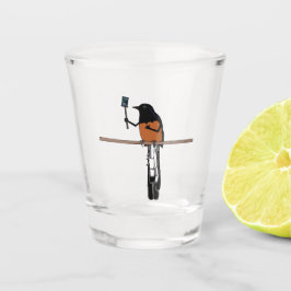 Hawaiian Shama Bird Selfie Shot Glas