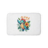 Hawaiian-Shirt Aloha Hawaii Zee Schildpad Meisje V Badmat (Voorkant)