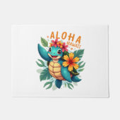 Hawaiian-Shirt Aloha Hawaii Zee Schildpad Meisje V Deurmat (Voorkant)