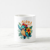 Hawaiian-Shirt Aloha Hawaii Zee Schildpad Meisje V Koffiemok (Center)