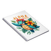 Hawaiian-Shirt Aloha Hawaii Zee Schildpad Meisje V Notitieboek (Rechterzijde)