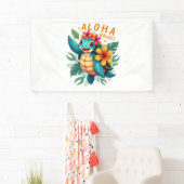 Hawaiian-Shirt Aloha Hawaii Zee Schildpad Meisje V Spandoek (Insitu)