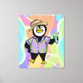 Hawaiian Shirt Penguin Canvas Afdruk (Voorkant)