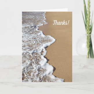 Hawaiian Shoreline Folded Thank You Card Bedankkaart