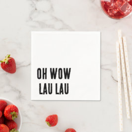 Hawaiian slang pidgin grappig papier servet