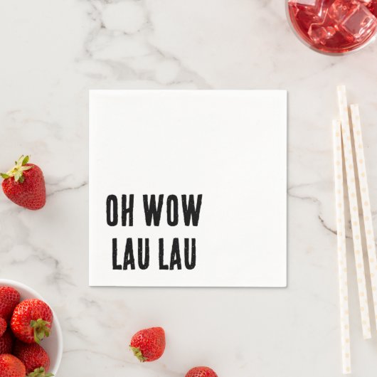 Hawaiian slang pidgin grappig papier servet (Insitu)