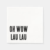 Hawaiian slang pidgin grappig papier servet (Voorkant)