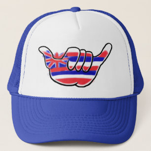 Hawaiian State Flag Shaka Symbool Artsy pet