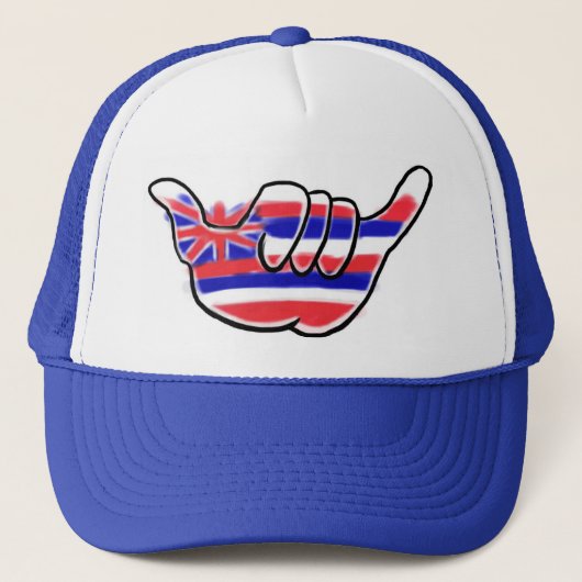 Hawaiian State Flag Shaka Symbool Artsy pet (Voorkant)