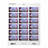 Hawaiian strand Honu Turtle Label (Full Sheet)