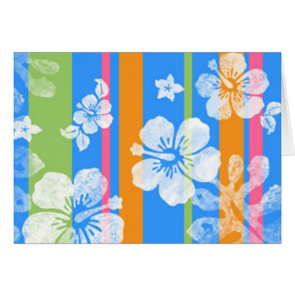 Hawaiian Stripes-kaart, wit binnenin