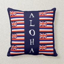 Hawaiian Style Aloha State Flag Sierkussen