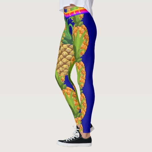 Hawaiian Style Fun-Leggings Leggings (Links)