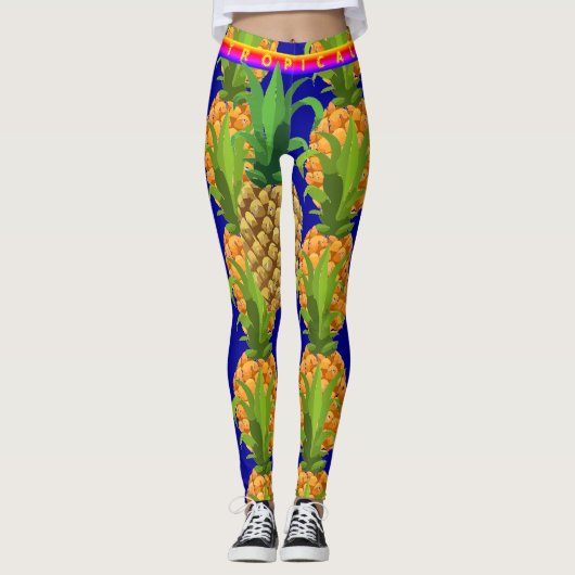 Hawaiian Style Fun-Leggings Leggings (Voorkant)