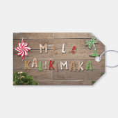 Hawaiian Style Gingerbrood Greeting Cadeaulabel (Voorkant (Horizontaal))