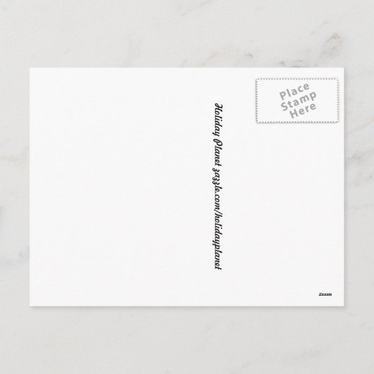 Hawaiian Style Gingerbrood Greeting Feestdagenkaart (Achterkant)