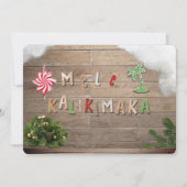 Hawaiian Style Gingerbrood Greeting Kaart (Voorkant)