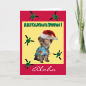 Hawaiian Style Holiday Kaart (Voorkant)