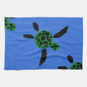 Hawaiian Style Honu Custom Kitchen Towel Theedoek (Horizontaal)