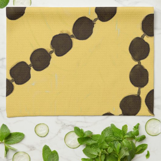 Hawaiian Style Kukui Nut Custom Keuken Handdoek (Gevouwen)