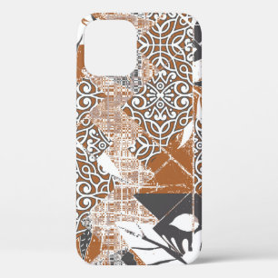 Hawaiian style tapa tribal fabric abstract patchwo Case-Mate iPhone case