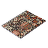 Hawaiian style tapa tribal fabric abstract patchwo notitieboek (Linkerzijde)
