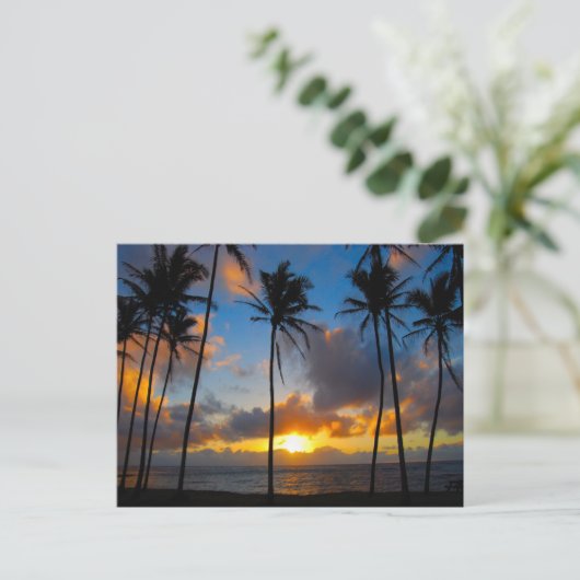 Hawaiian Sunrise Briefkaart (Staand voorkant)