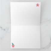 Hawaiian Sunrise Plumeria Kaart (Binnen)