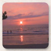 Hawaiian Sunset Bier Onderzetter (Voorkant)