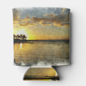 Hawaiian Sunset Blikjeskoeler (Achterkant)