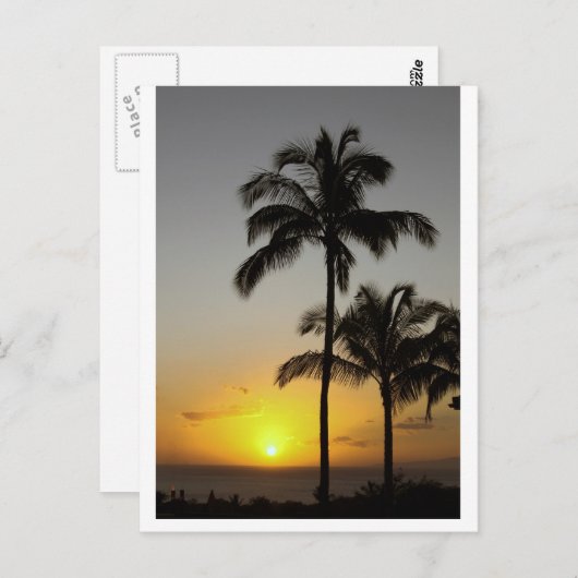 Hawaiian Sunset Briefkaart (Voorkant / Achterkant)