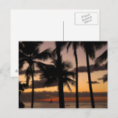 Hawaiian Sunset Briefkaart (Voorkant / Achterkant)