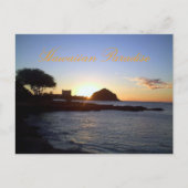 Hawaiian Sunset Briefkaart (Voorkant)
