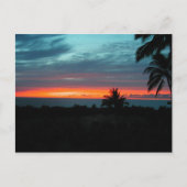 Hawaiian Sunset Briefkaart (Voorkant)