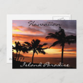Hawaiian Sunset Briefkaart (Voorkant / Achterkant)