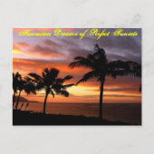 Hawaiian Sunset Briefkaart - Gepersonaliseerd (Voorkant)