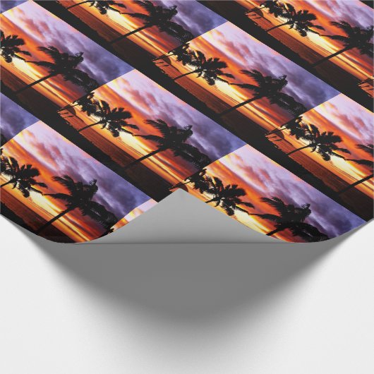 Hawaiian Sunset Cadeaupapier (Hoek)