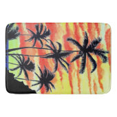 Hawaiian Sunset Coco Palms Badmat (Voorkant)