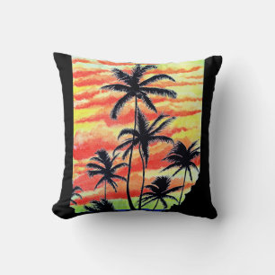 Hawaiian Sunset Coco Palms Kussen