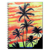 Hawaiian Sunset Coco Palms Notitieboek (Voorkant)
