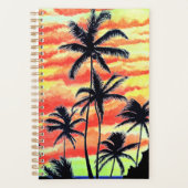 Hawaiian Sunset Coco Palms Planner (Voorkant)