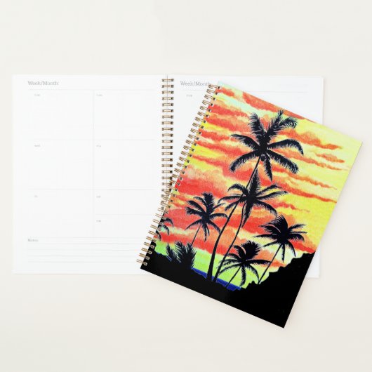 Hawaiian Sunset Coco Palms Planner (Display)