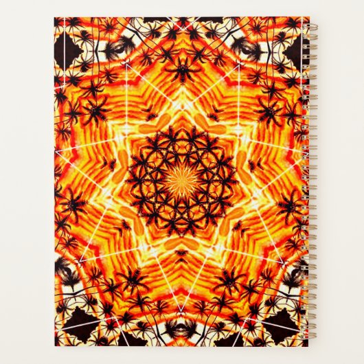 Hawaiian Sunset Coco Palms Planner (Achterkant)