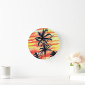Hawaiian Sunset Coco Palms Ronde Klok (Huis)