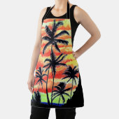 Hawaiian Sunset Coco Palms Schort (Insitu)