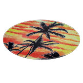Hawaiian Sunset Coco Palms Snijplank (Hoek)